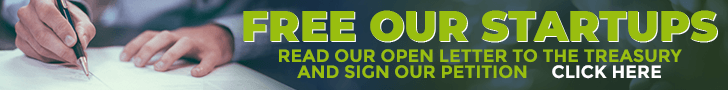 Free Our Startups - Read our open letter to the Treasury and sign our petition - Click here!